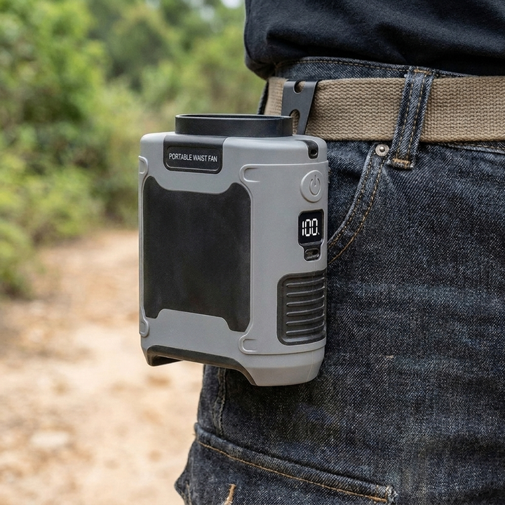 10000 mAh Outdoor Portable Waist Fan