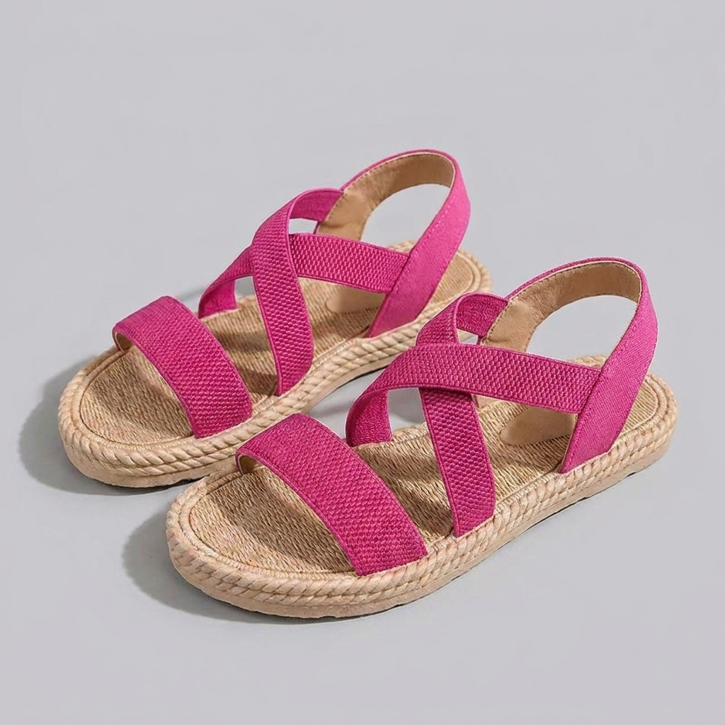 Woven Sandals – Chic Strappy Summer Flats