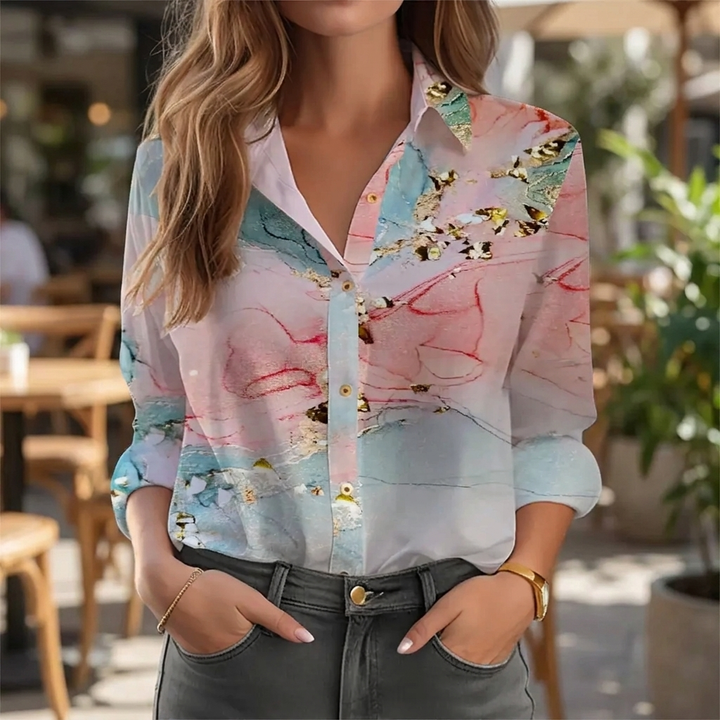 Floral Pattern Women’s Blouse