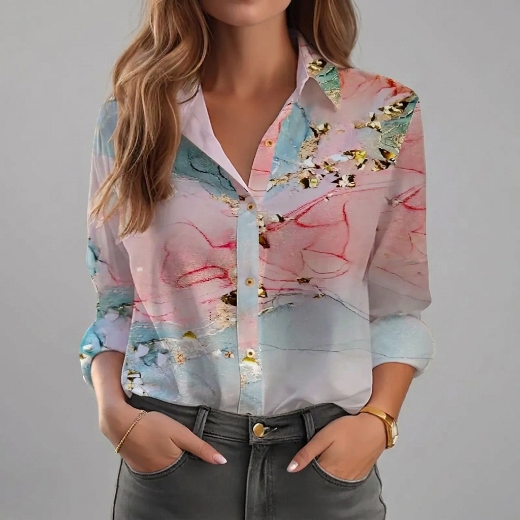 Floral Pattern Women’s Blouse