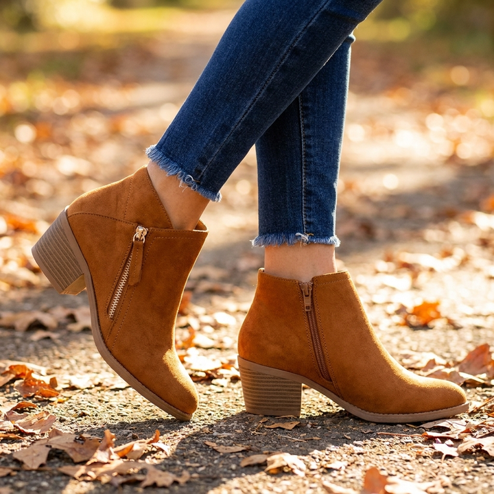 Classic Block Heel Booties
