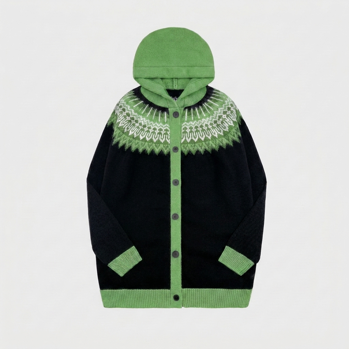 Hooded Casual Cardigan