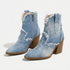 Ankle Block Heel Boots