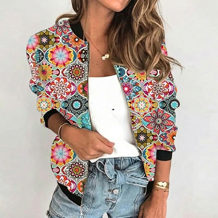 Women’s Floral Bomber Jacket