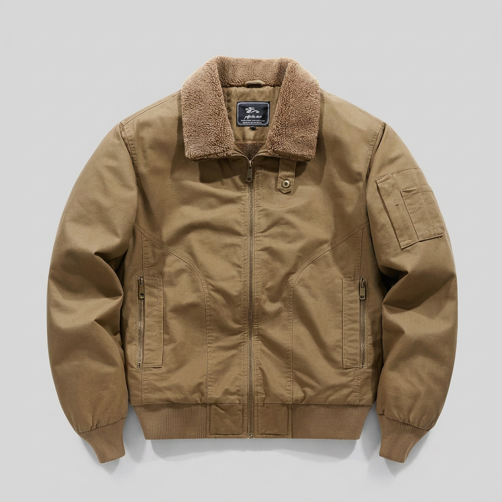 Zip-Up Bomber Jacket