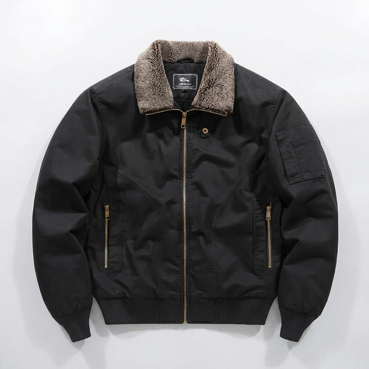 Zip-Up Bomber Jacket