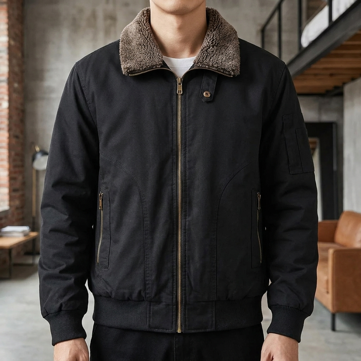 Zip-Up Bomber Jacket