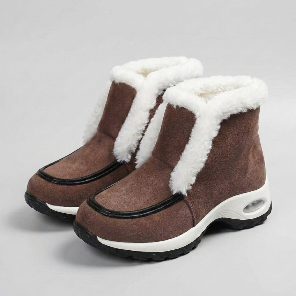Stylish Pull-On Boots with Comfort Padded Collar