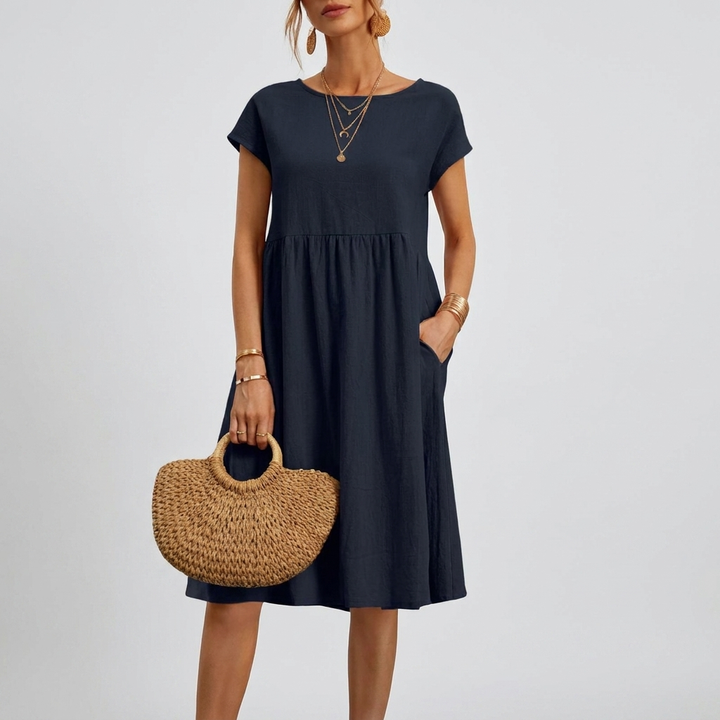 Women's Casual Summer Dress with Pockets