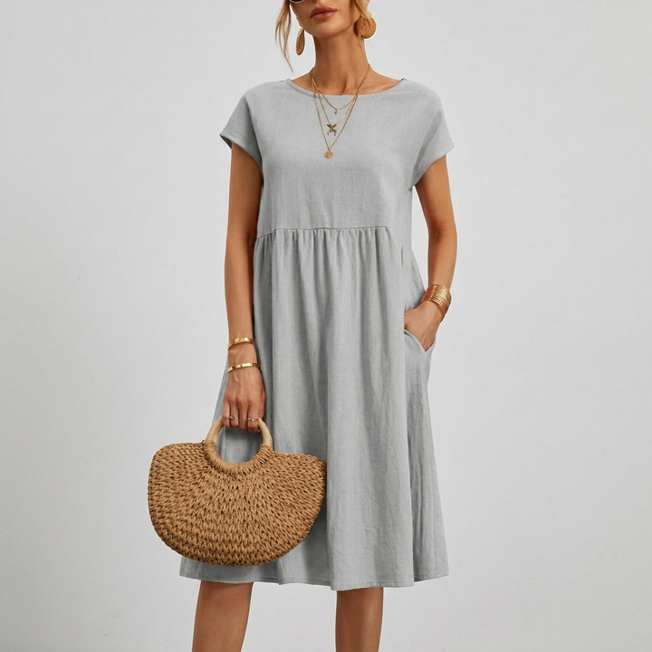Women's Casual Summer Dress with Pockets