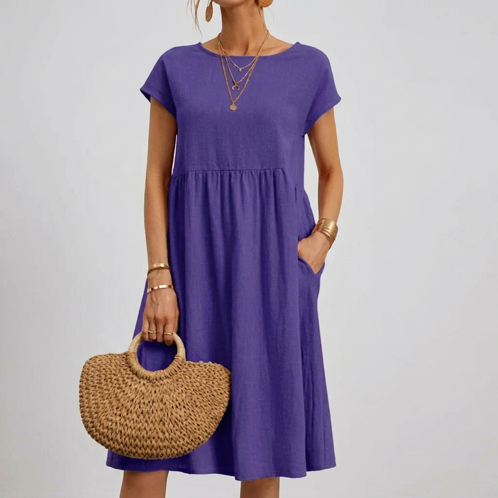 Women's Casual Summer Dress with Pockets
