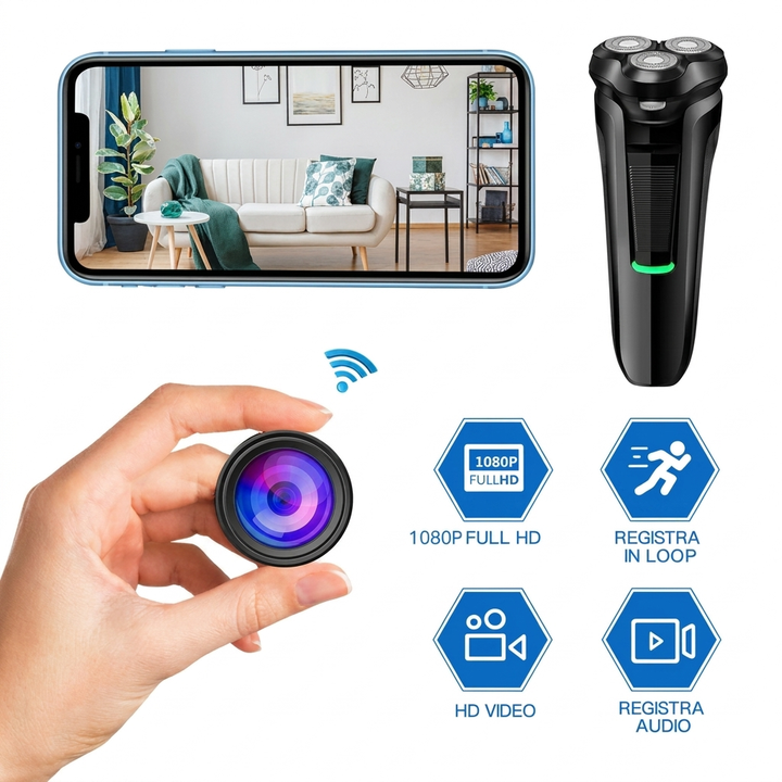 Mini Shaver Razor Camera