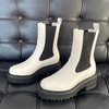Charmed Elastic-Panel Ankle Boots