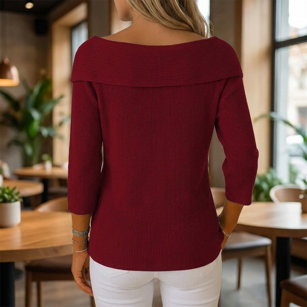 Women's Bow & Round Neck Sweater