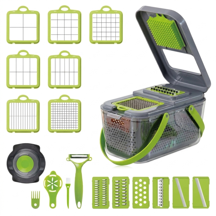 Multifunction Vegetable Slicer & Chopper Tool