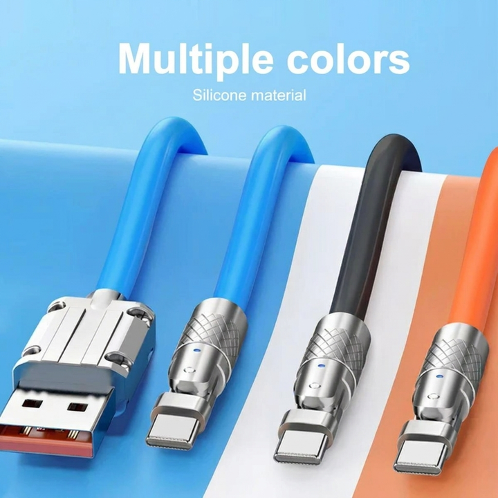 180° Rotating Flexible Charging Cable