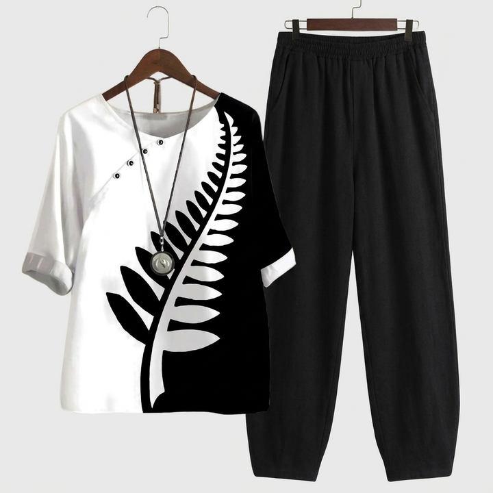 Relaxed Fit Two-Piece Set