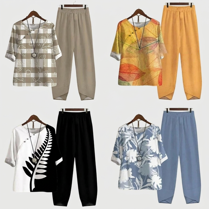 Relaxed Fit Two-Piece Set