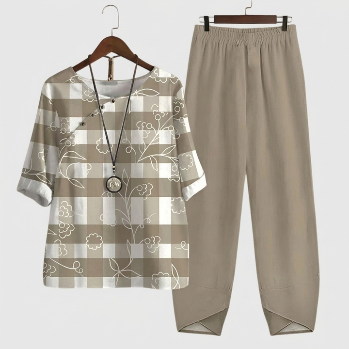 Relaxed Fit Two-Piece Set