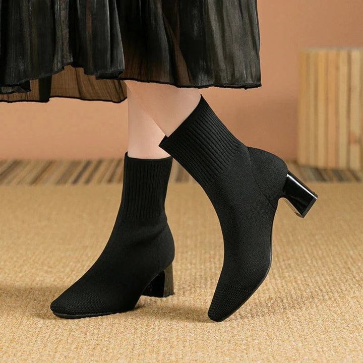 Modern Comfort Edge Women's Knitted Sock Boots