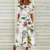 Summer Floral Print Shift Dress