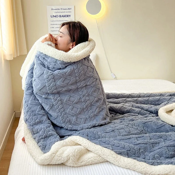 Winter Lambswool Blanket Ultimate Warmth and Comfort for Colder Days
