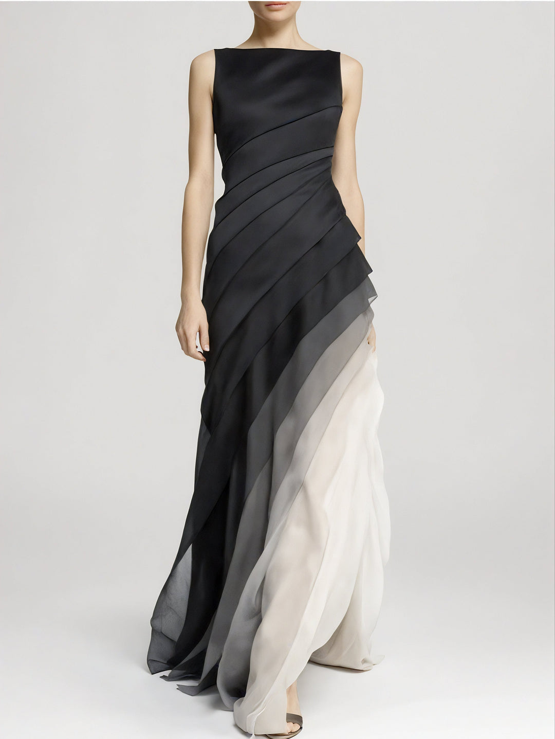 Layered Ombre Maxi Dress