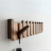 Durable Wooden Wall Coat Rack with Musical Design