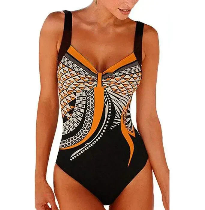 Flattering Printed Swimsuit