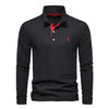 Long-Sleeved Polo Shirt for Men